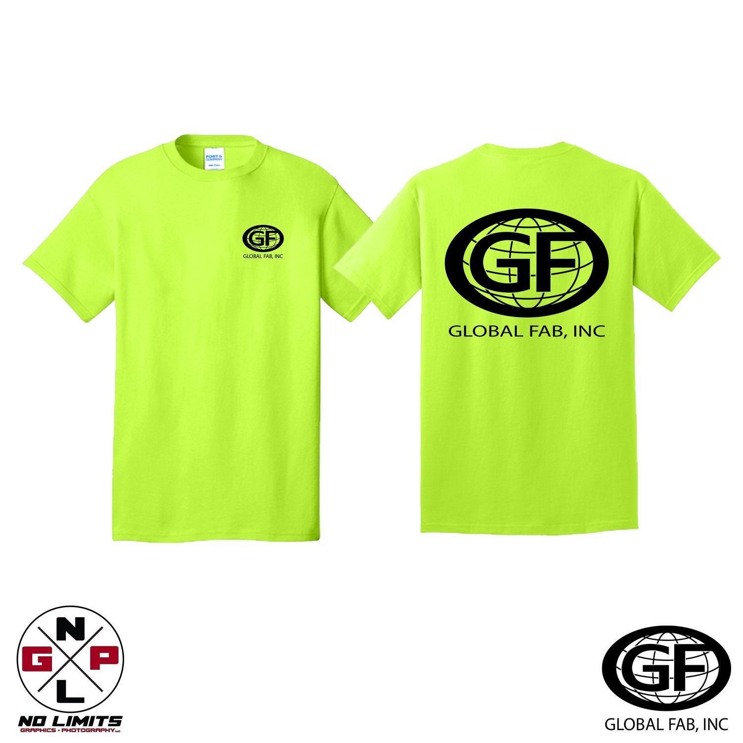 GLOBAL FAB HIGH VIS TEE