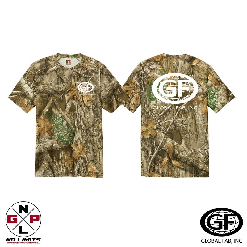 GLOBAL FAB RUSSELL OUTDOORS REALTREE CAMO TEE