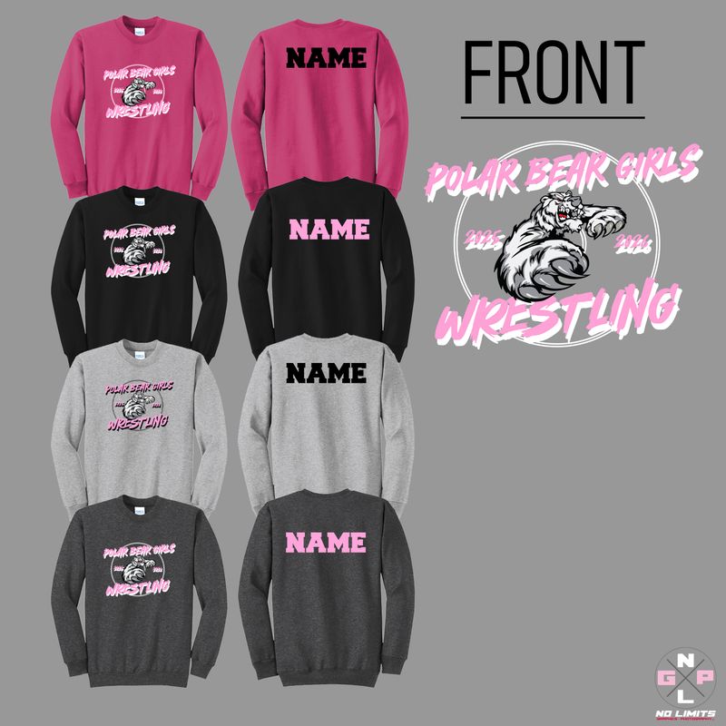 '26 HORTONVILLE WRESTLING CREWNECK