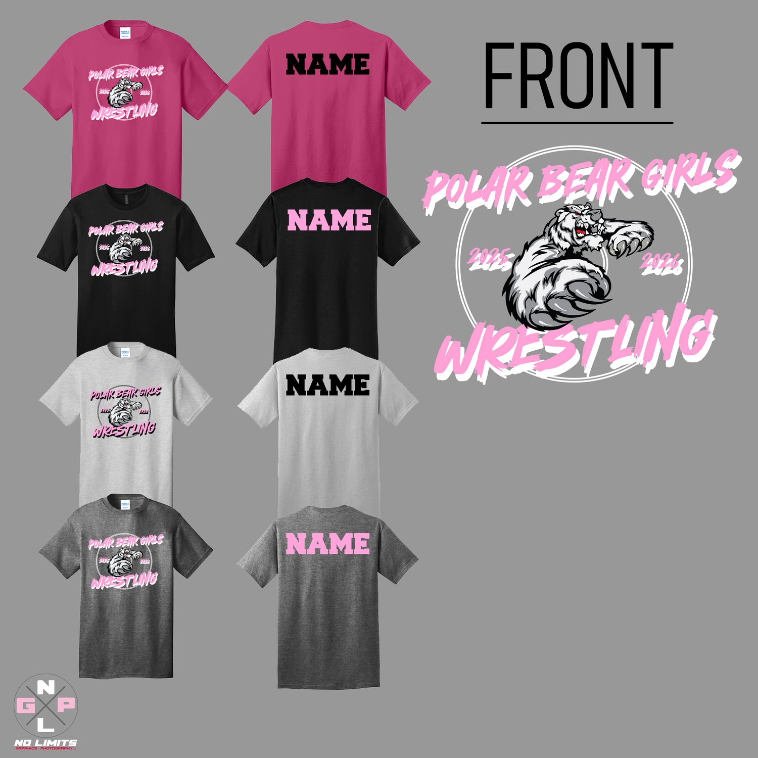 '26 HORTONVILLE WRESTLING TEE