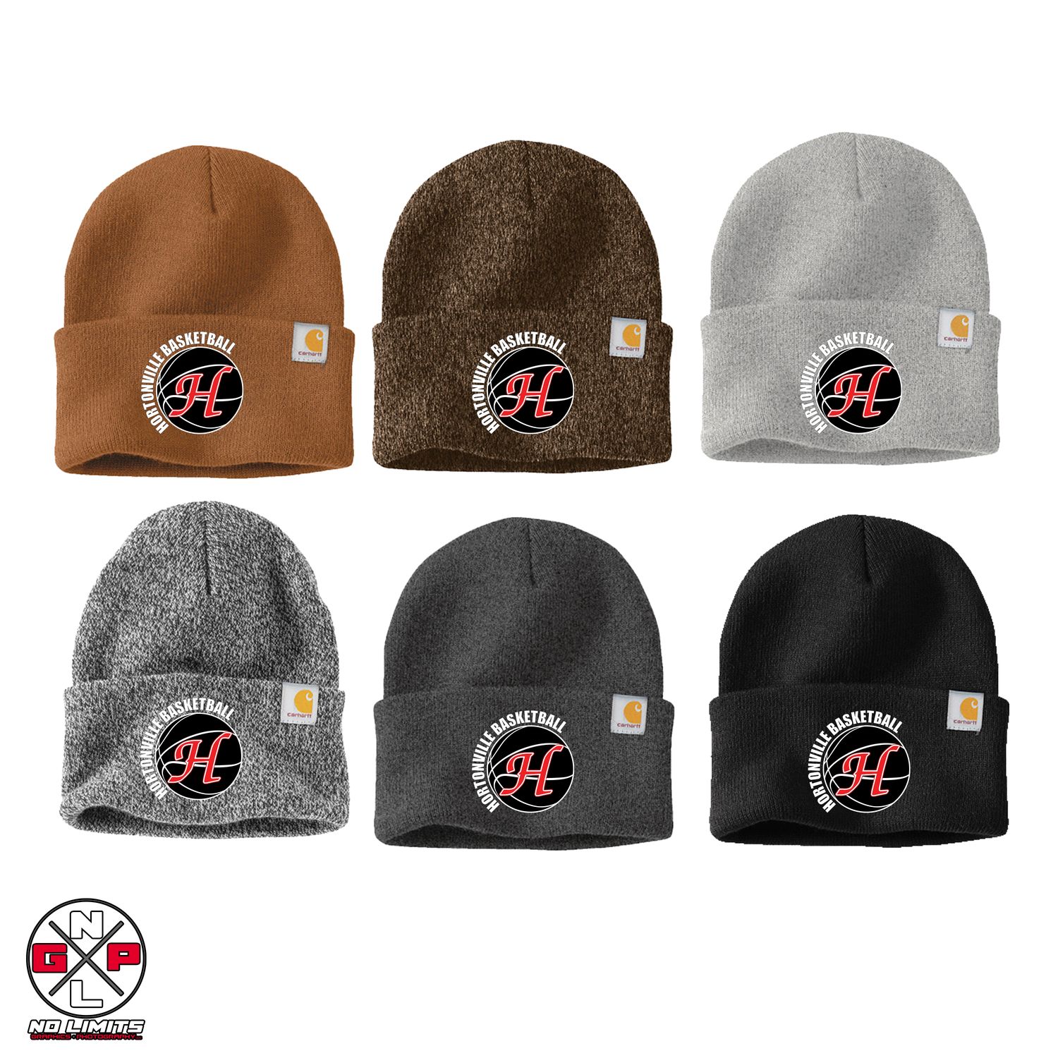 HORTONVILLE BASKETBALL EMBROIDERED CARHARTT HAT