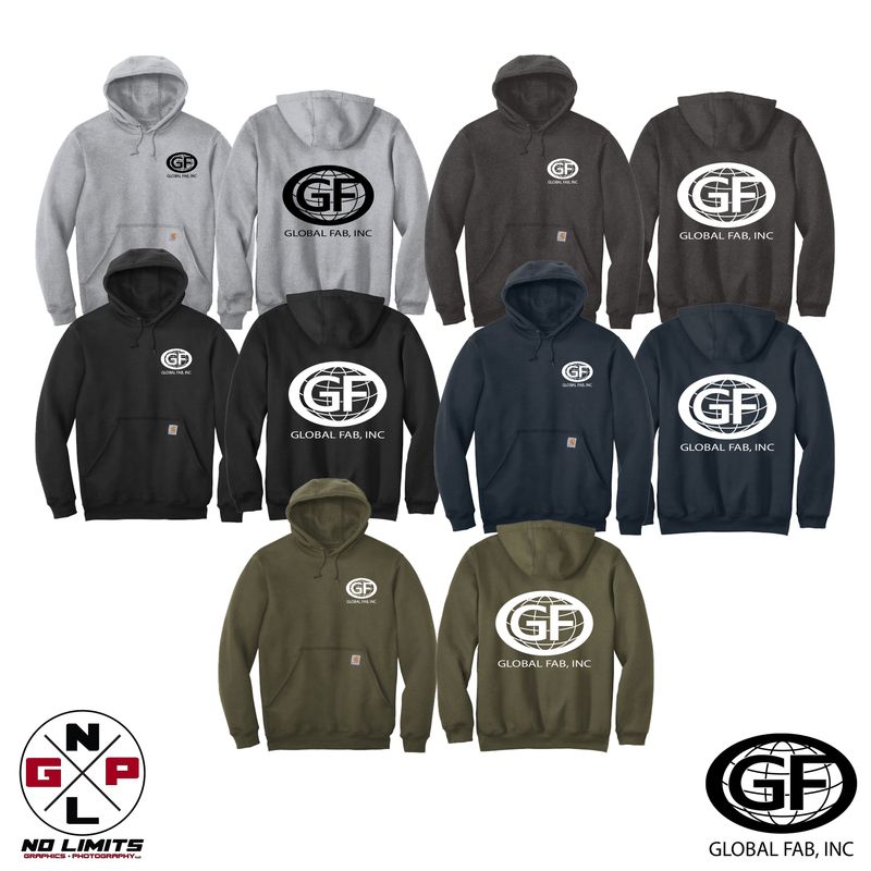 **TALL** GLOBAL FAB TALL CARHARTT MIDWEIGHT HOODIE