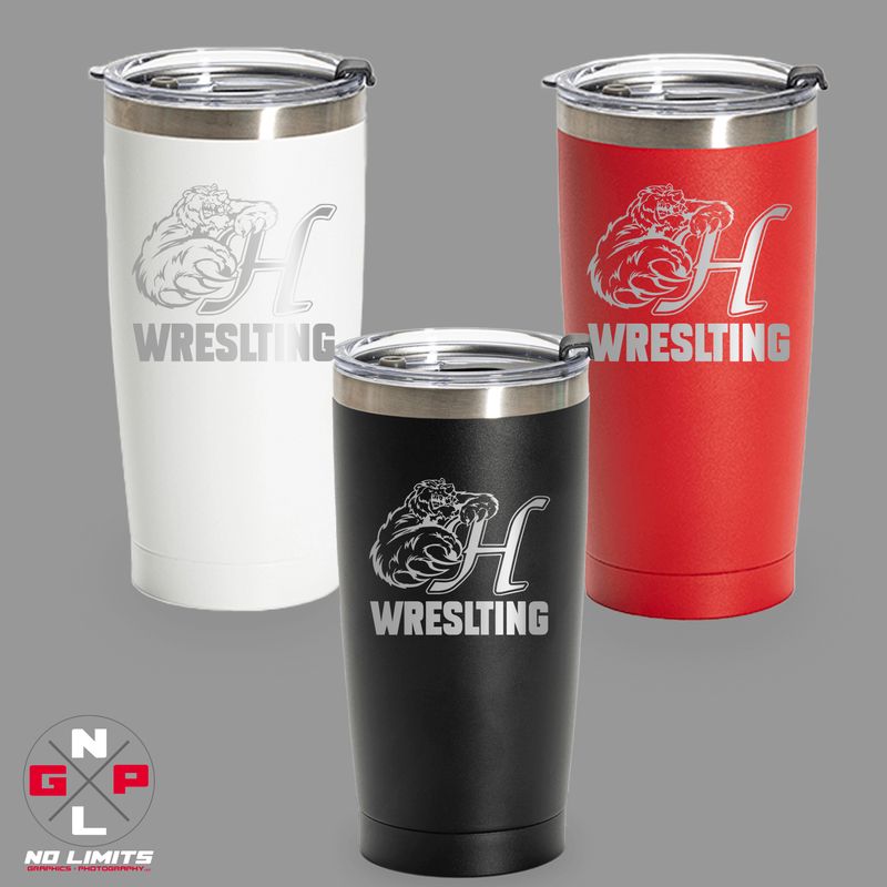 HORTONVILLE WRESTLING 20oz TUMBLER