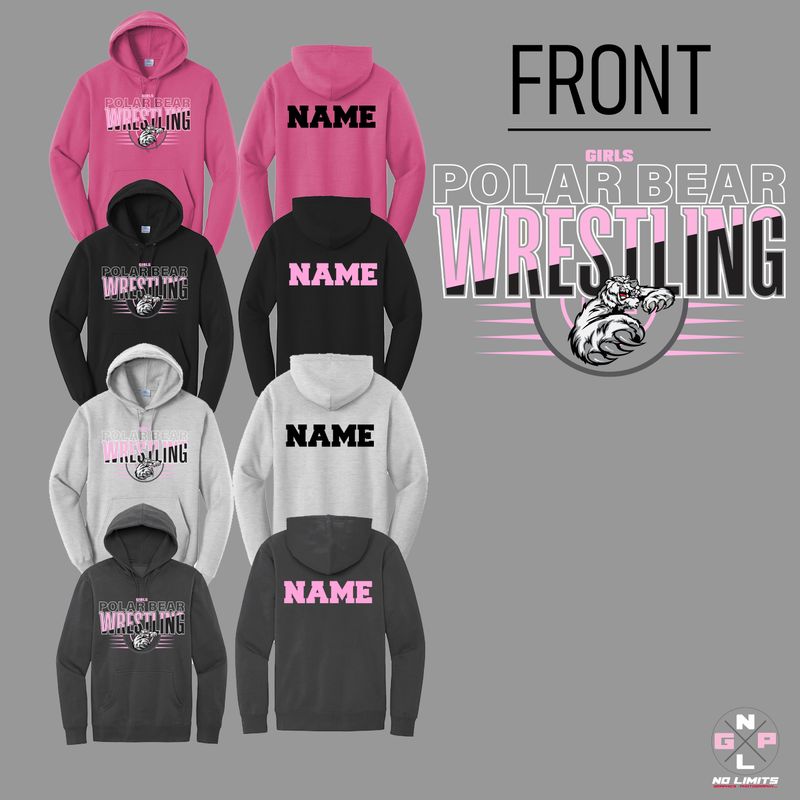 DUAL HORTONVILLE GIRLS WRESTLING HOODIE