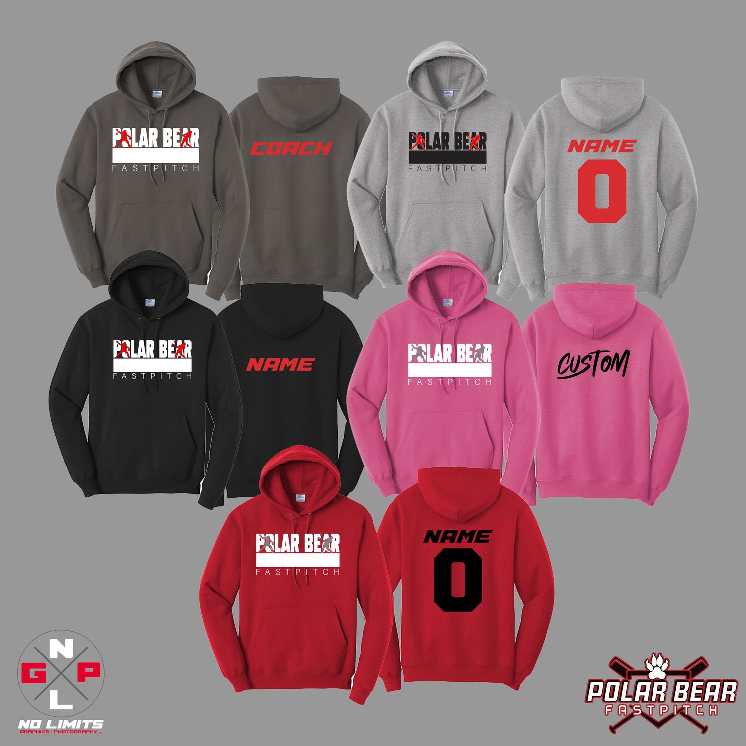 PLAYERS POLAR BEAR FAST PITCH HOODIE