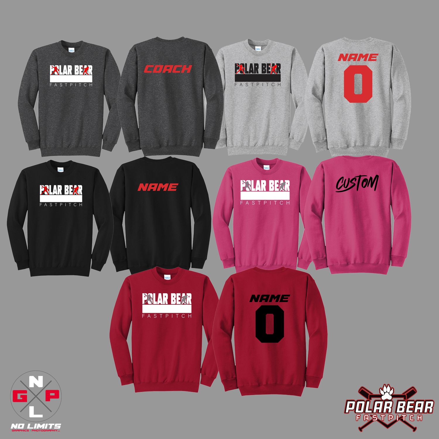 PLAYERS POLAR BEAR FAST PITCH CREW