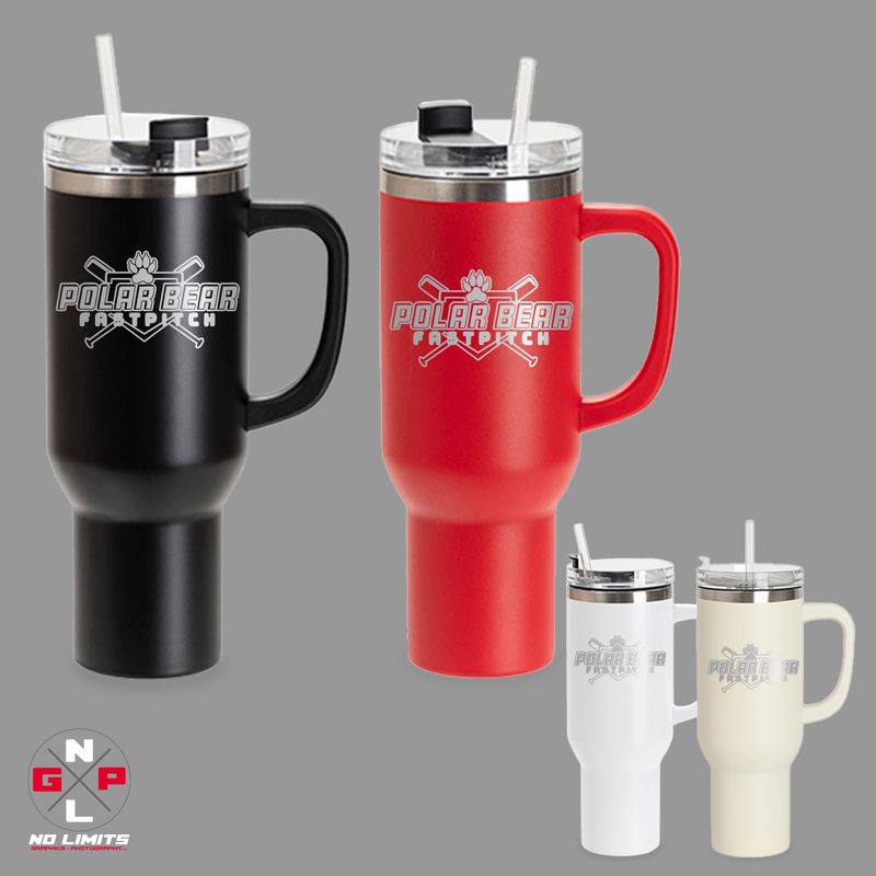 POLAR BEAR FASTPITCH 40oz TUMBLER
