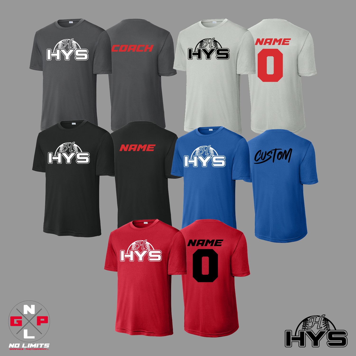 HORTONVILLE YOUTH SPORTS POLY TEE