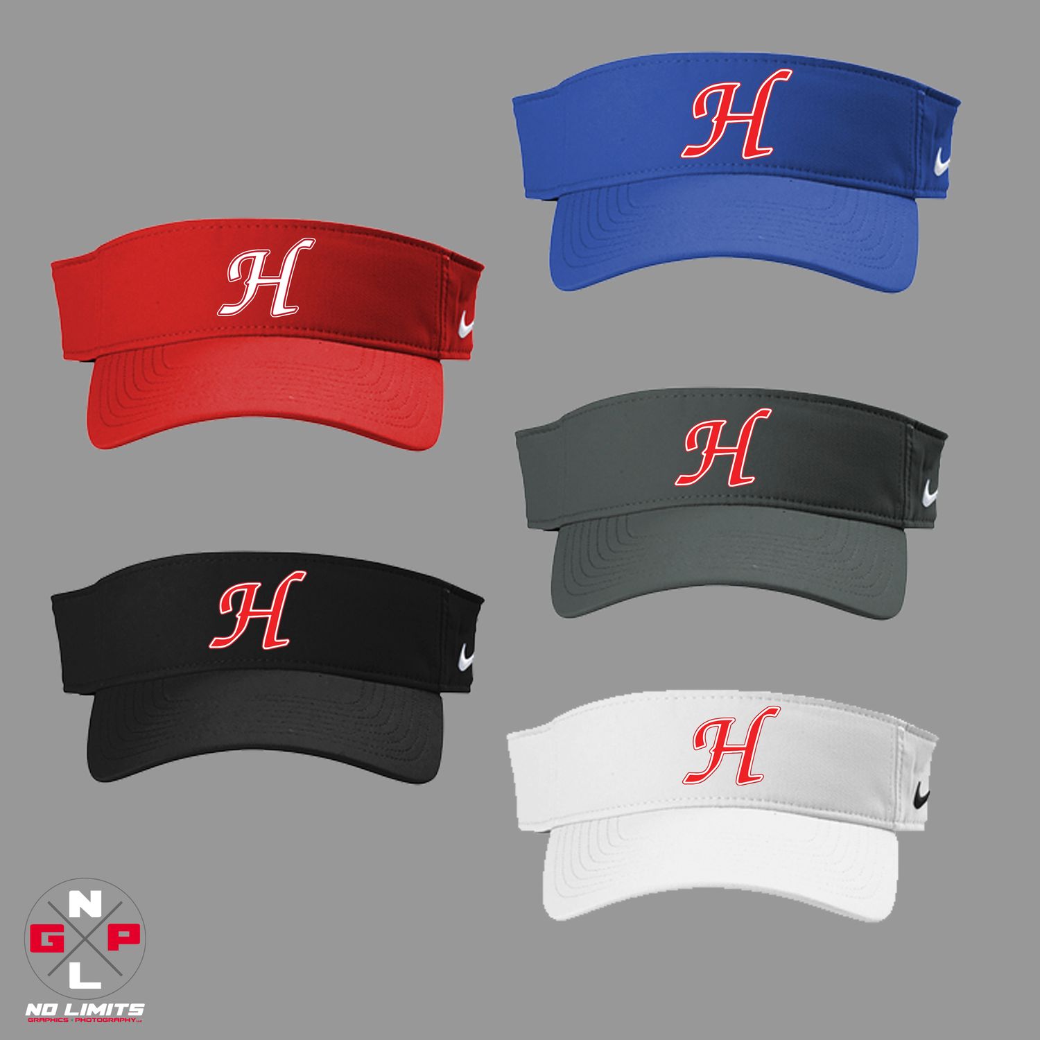 HORTONVILLE H EMBROIDERED NIKE VISOR