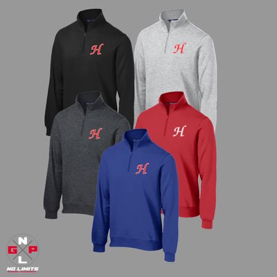 HORTONVILLE H SPORT-TEK 1/4 ZIP EMBROIDERED SWEATSHIRT