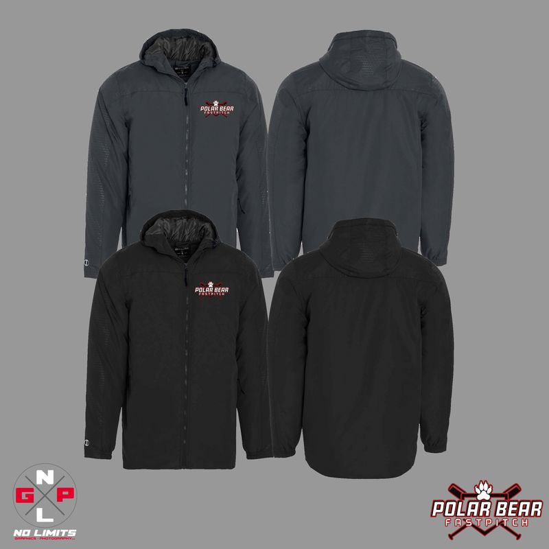 POLAR BEAR FAST PITCH HOLLOWAY MENS BIONIC HOODED JACKET