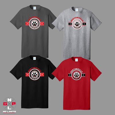 CENTER PAW CREST POLAR BEARS COTTON TEE