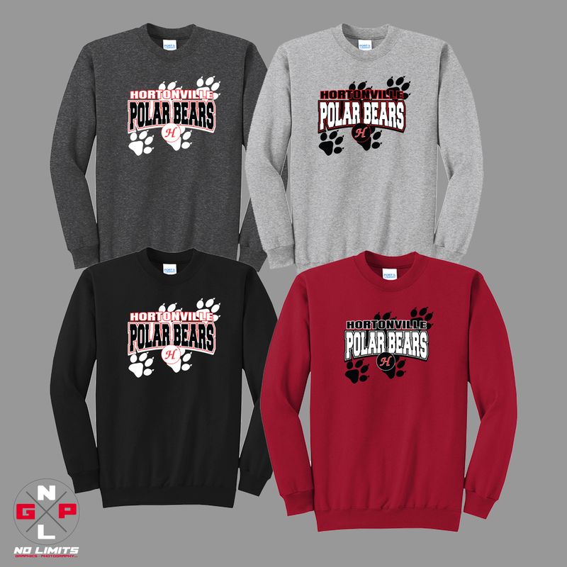 CRAWLING PAW POLAR BEAR CREW