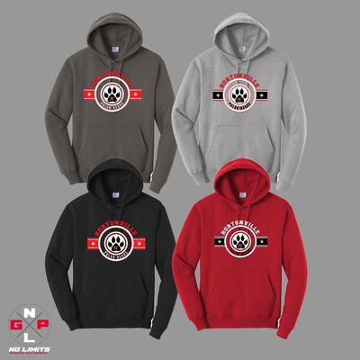 CENTER PAW CREST POLAR BEARS HOODIE