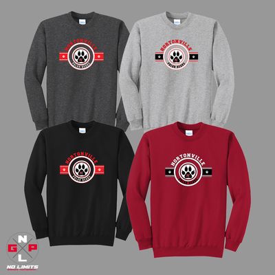 CENTER PAW CREST POLAR BEAR CREW