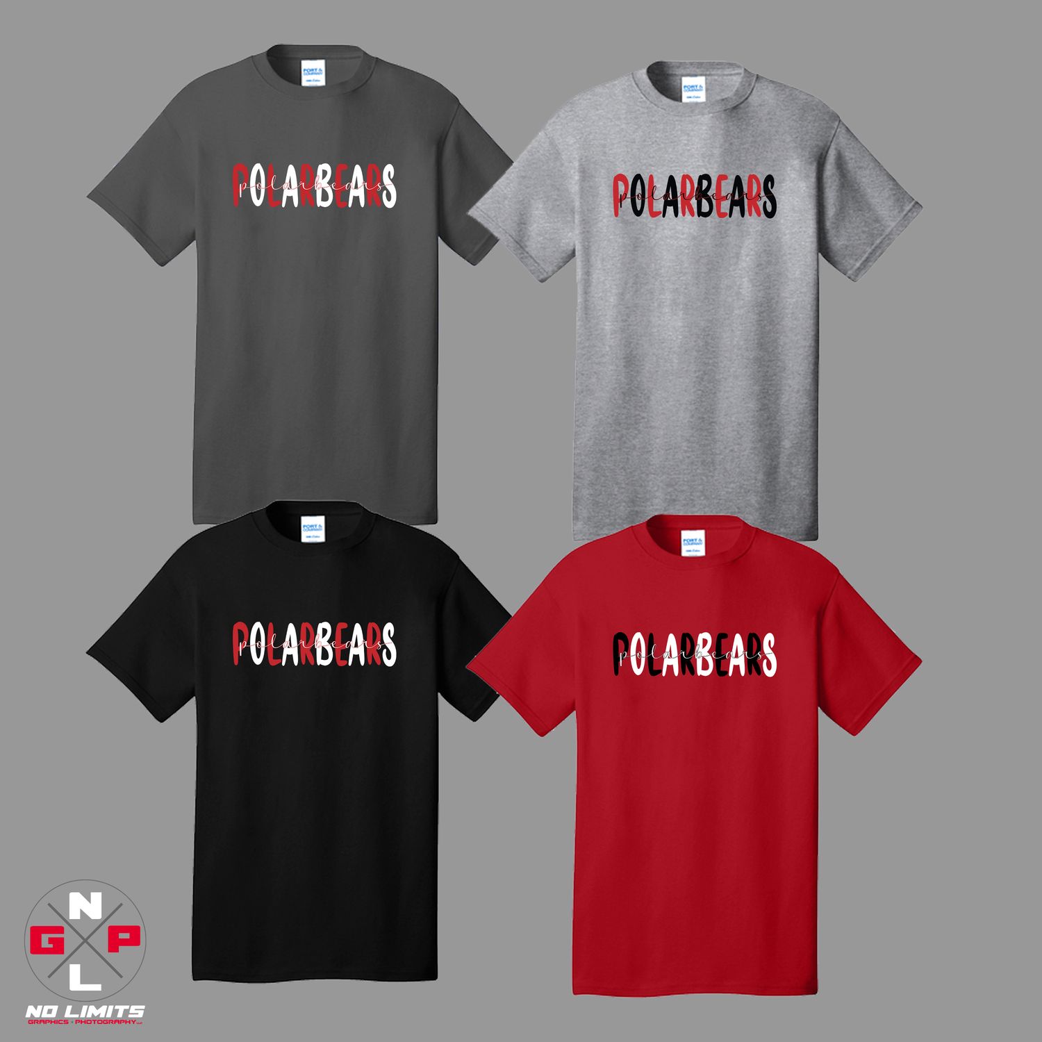 POLAR BEAR SIGNATURE  COTTON TEE