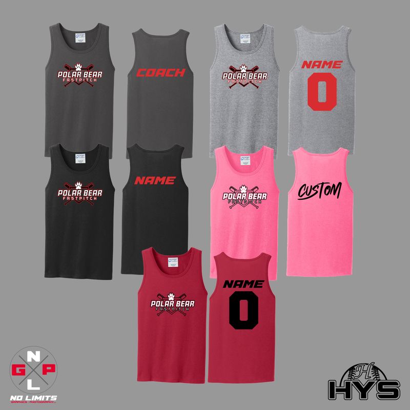 POLAR BEAR FAST PITCH MENS TANK TOP