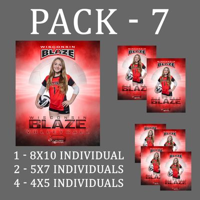 Blaze PACK #7 -  8x10 Individual Pack