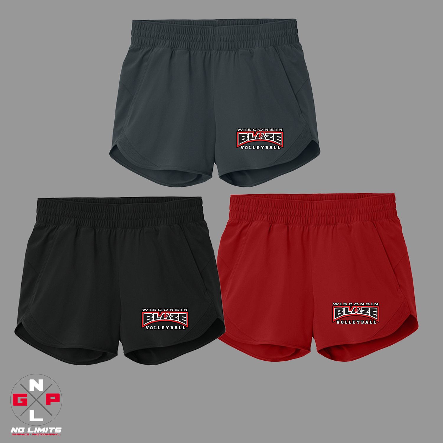 BLAZE VOLLEYBALL LADIES SWIFT SHORTS
