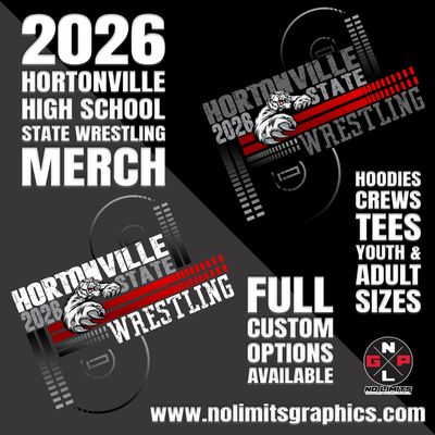 REVISED 2026 Individual BOYS &amp;/OR GIRLS HHS State Wrestling Merch - ORDER DEADLINE FOR STATE IS 02/23/2026 AT NOON!