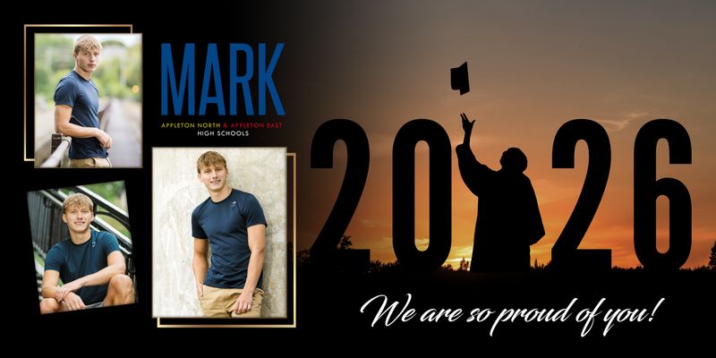 Sunset Graduation BANNER - THREE IMAGES