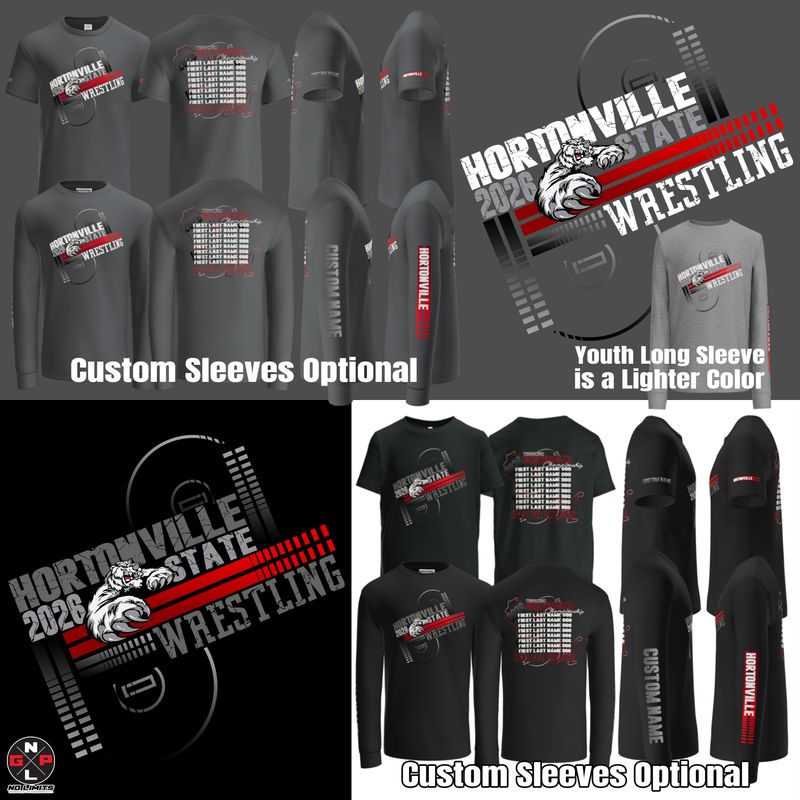 HHS INDIVIDUAL STATE WRESTLING TEES - ORDER DEADLINE FOR STATE IS 02/23/2026 AT NOON!