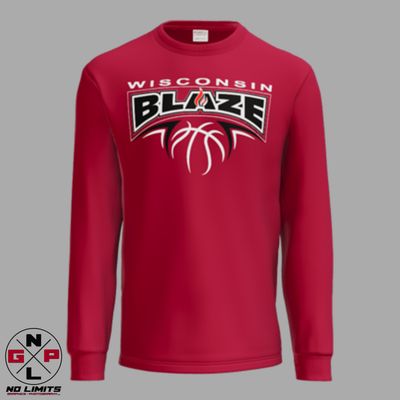 2026 Blaze Basketball Port &amp; Co Long Sleeve Tee