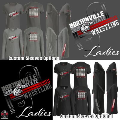 HHS BOYS &amp;/OR GIRLS INDIVIDUAL STATE WRESTLING LADIES TEES - ORDER DEADLINE FOR STATE IS 02/23/2026 AT NOON!