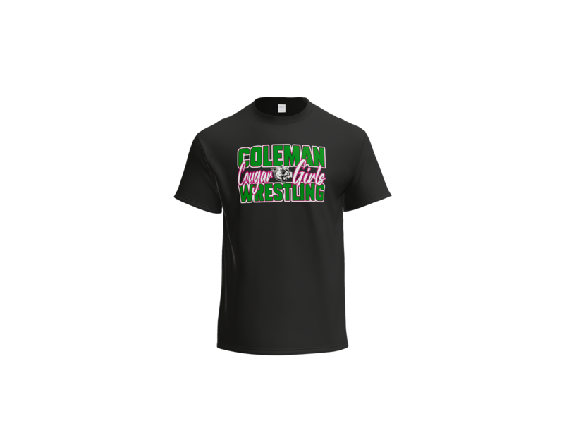 Coleman Girls Wrestling Cotton Tee