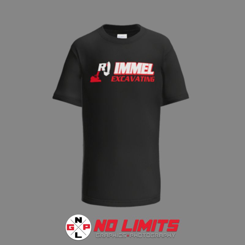 RJ IMMEL EXCAVATING PORT &amp; CO YOUTH COTTON TEE