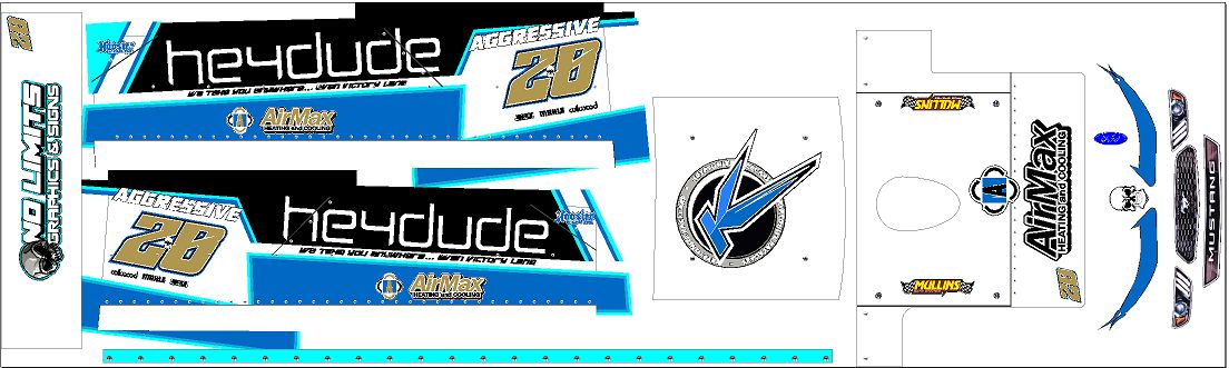 HEY DUDES TYLER CARPENTER LATEMODEL RC WRAP