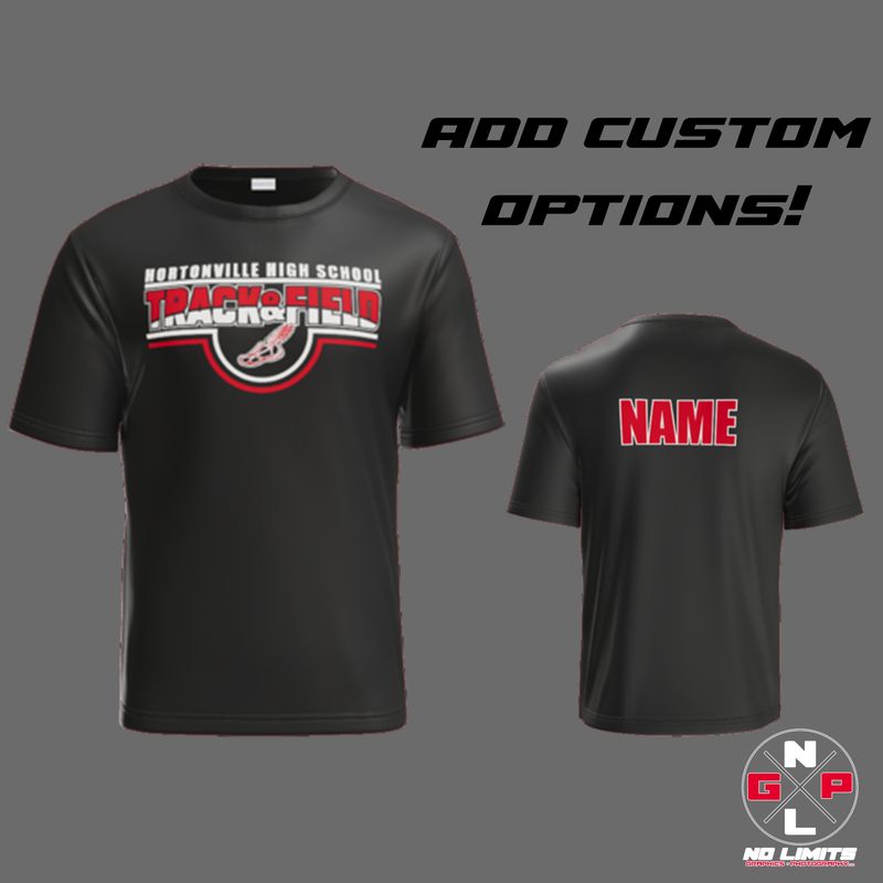 HHS Track and Field DUAL Poly T-Shirt