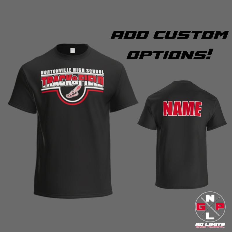 HHS Track and Field DUAL Cotton T-Shirt