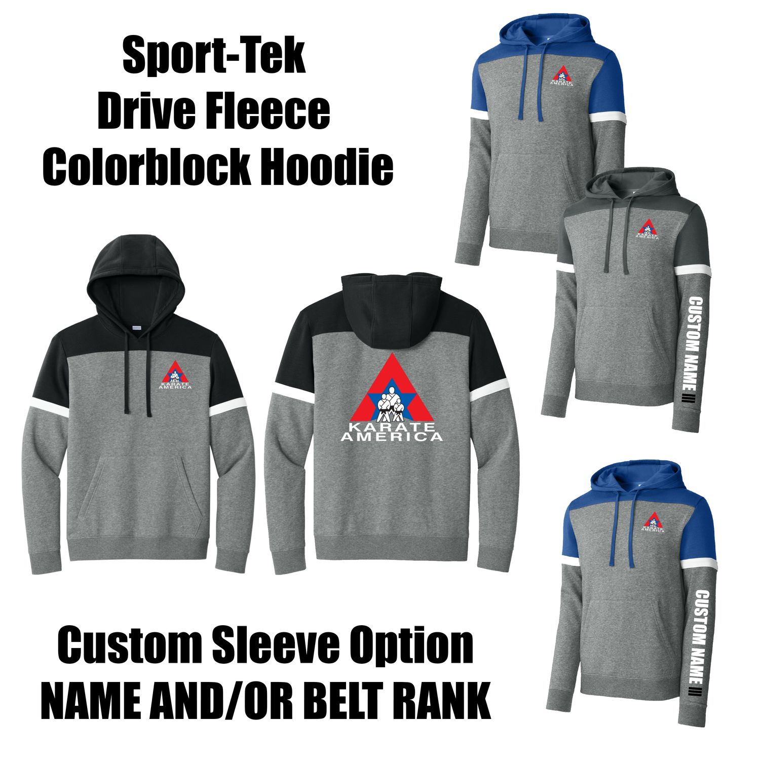 Sport-Tek® Drive Fleece Colorblock Hoodie