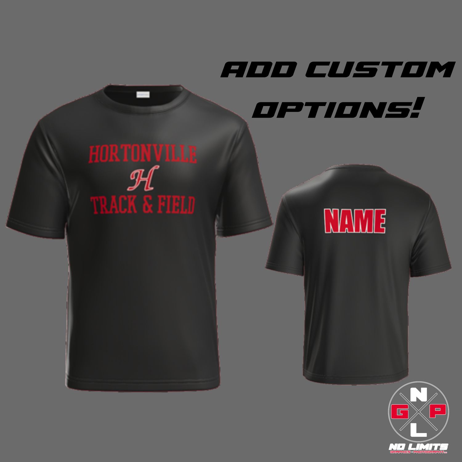 HHS Track and Field STANDARD Poly T-Shirt