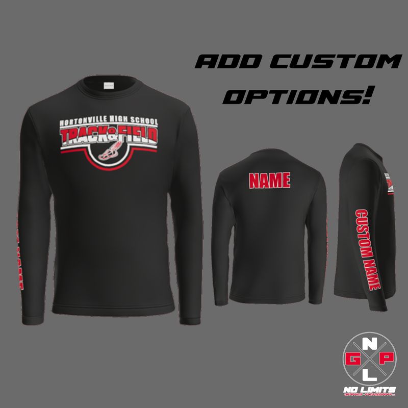 HHS Track and Field DUAL Poly Long Sleeve