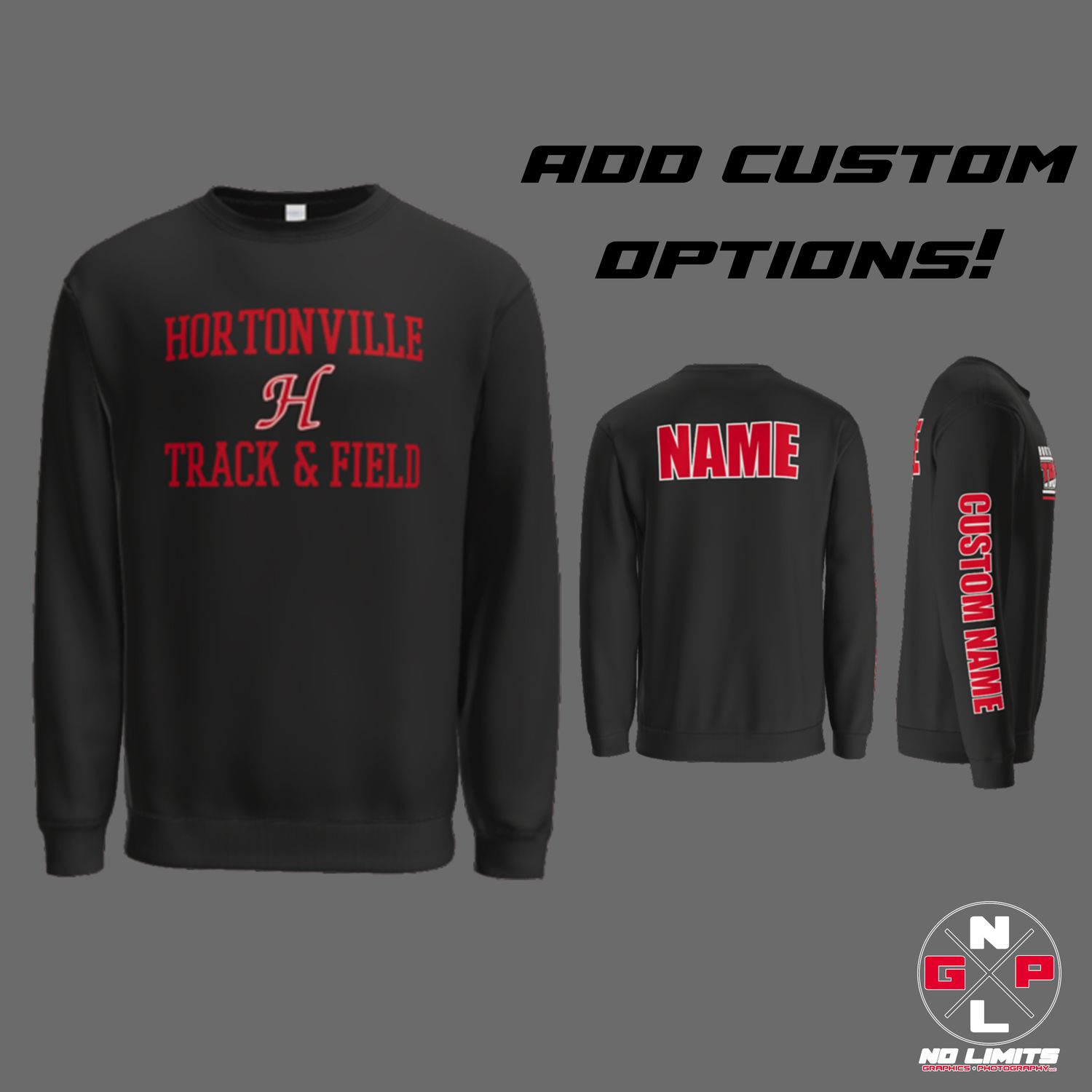 HHS Track and Field STANDARD Crew Neck