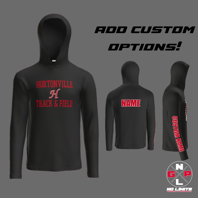 HHS Track and Field STAND Poly Hooded Pull Over