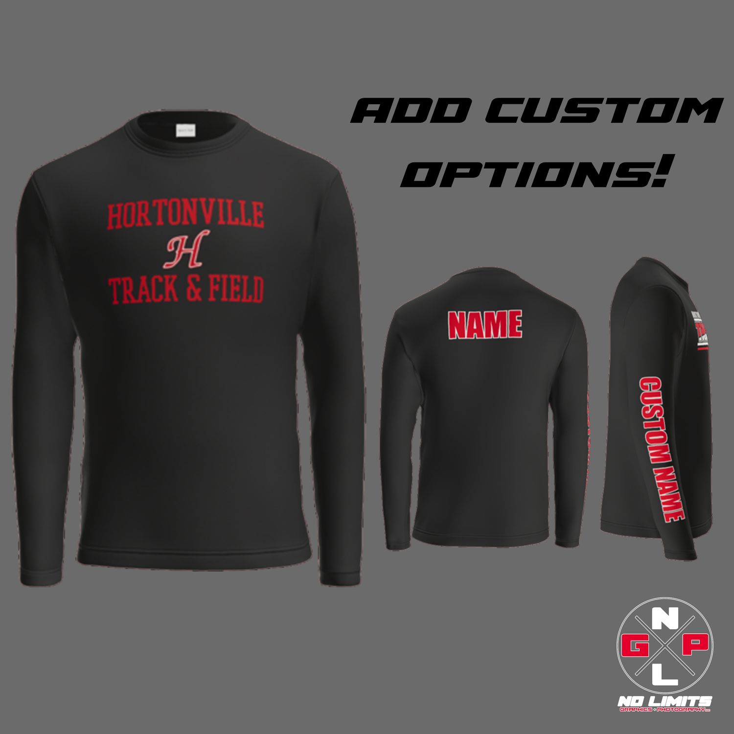 HHS Track and Field STANDARD Cotton Long Sleeve
