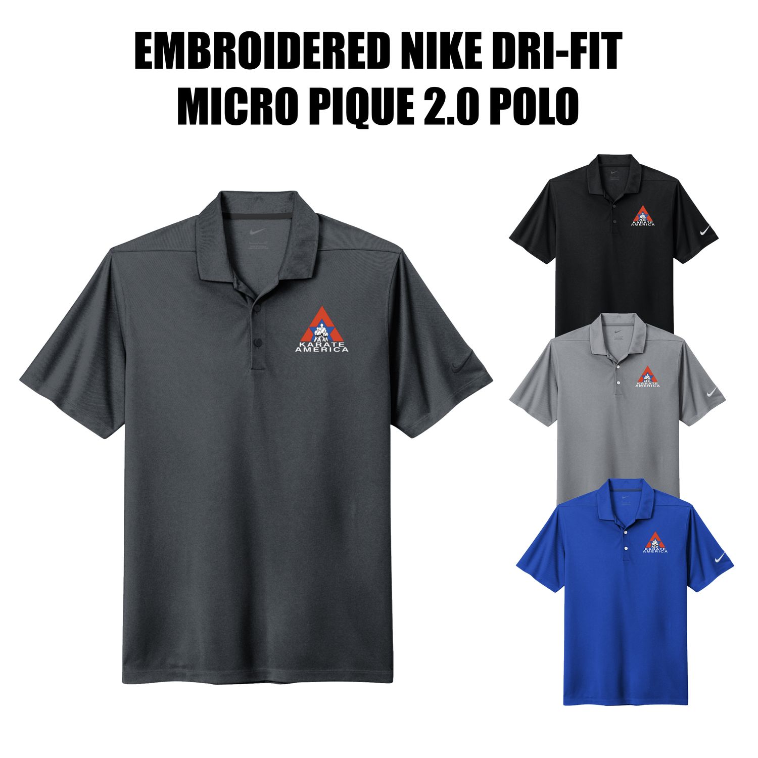 EMBROIDERED Nike Dri-FIT Micro Pique 2.0 Polo