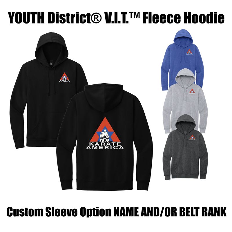 YOUTH SIZES - District® Youth V.I.T.™ Fleece Hoodie