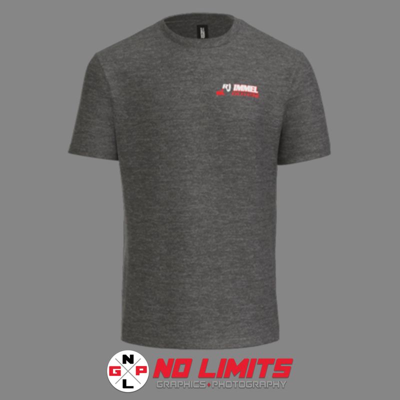 DOUBLE SIDED RJ IMMEL EXCAVATING DISTRICT PERFECT TRI TEE