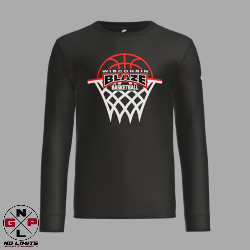 2026 Blaze Basketball Net NIKE Long Sleeve