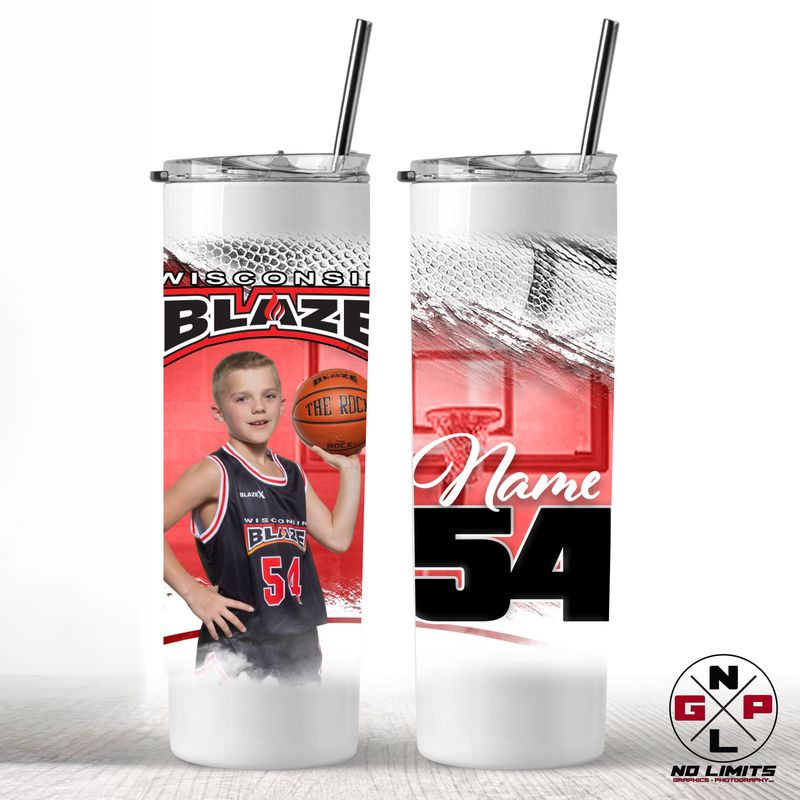 Blaze 2026 Basketball 16oz Tumbler