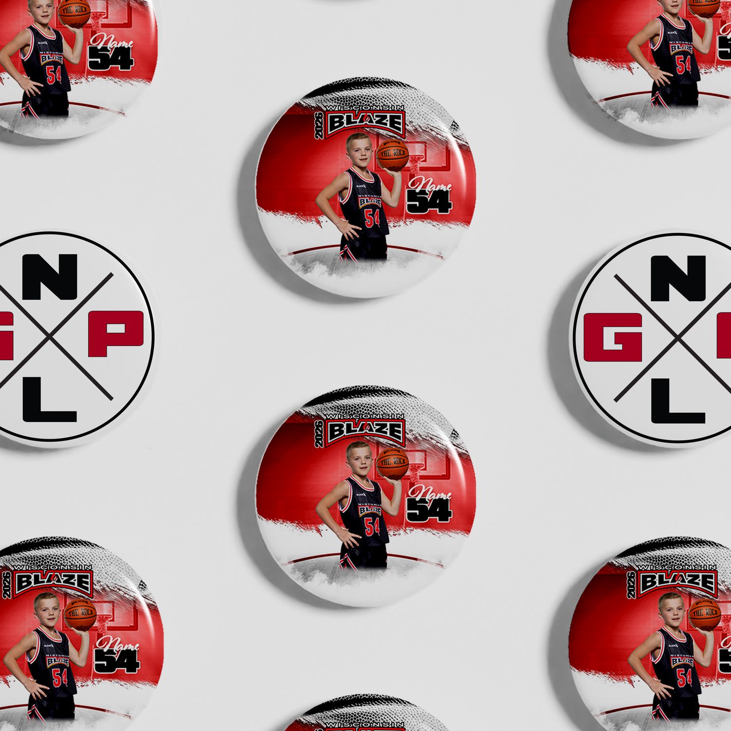 Blaze 2026 Basketball Button