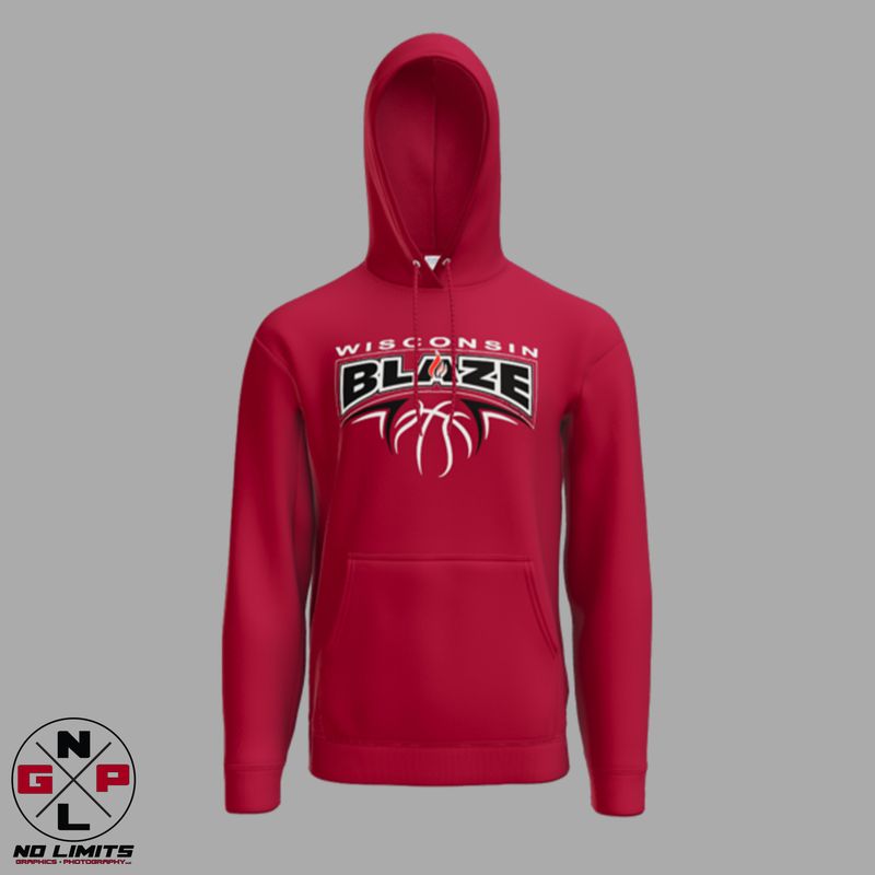 2026 Blaze Basketball Port and Co Hoodie
