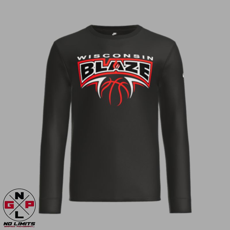 2026 Blaze Basketball NIKE Long Sleeve