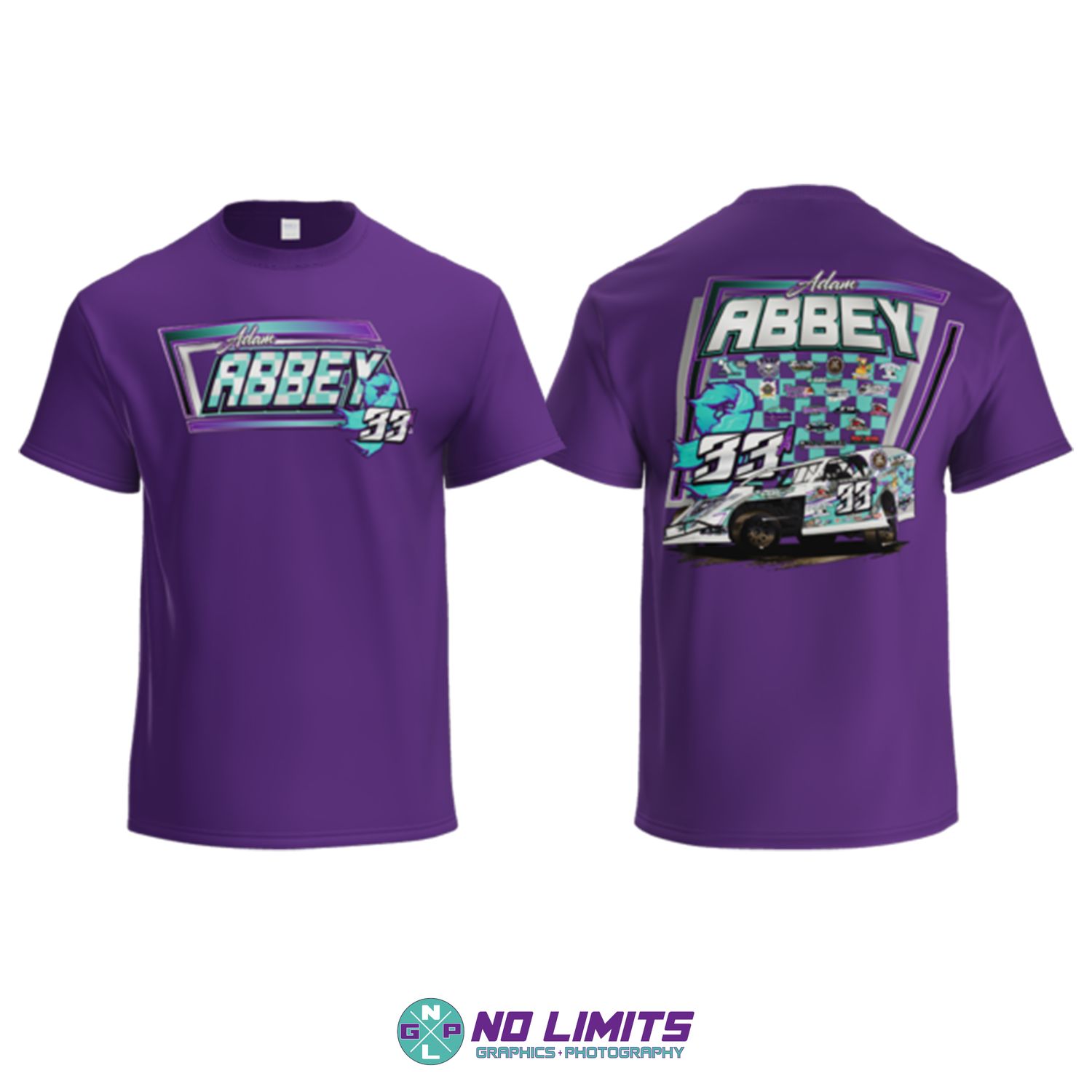 Adam Abbey Racing Cotton Tee