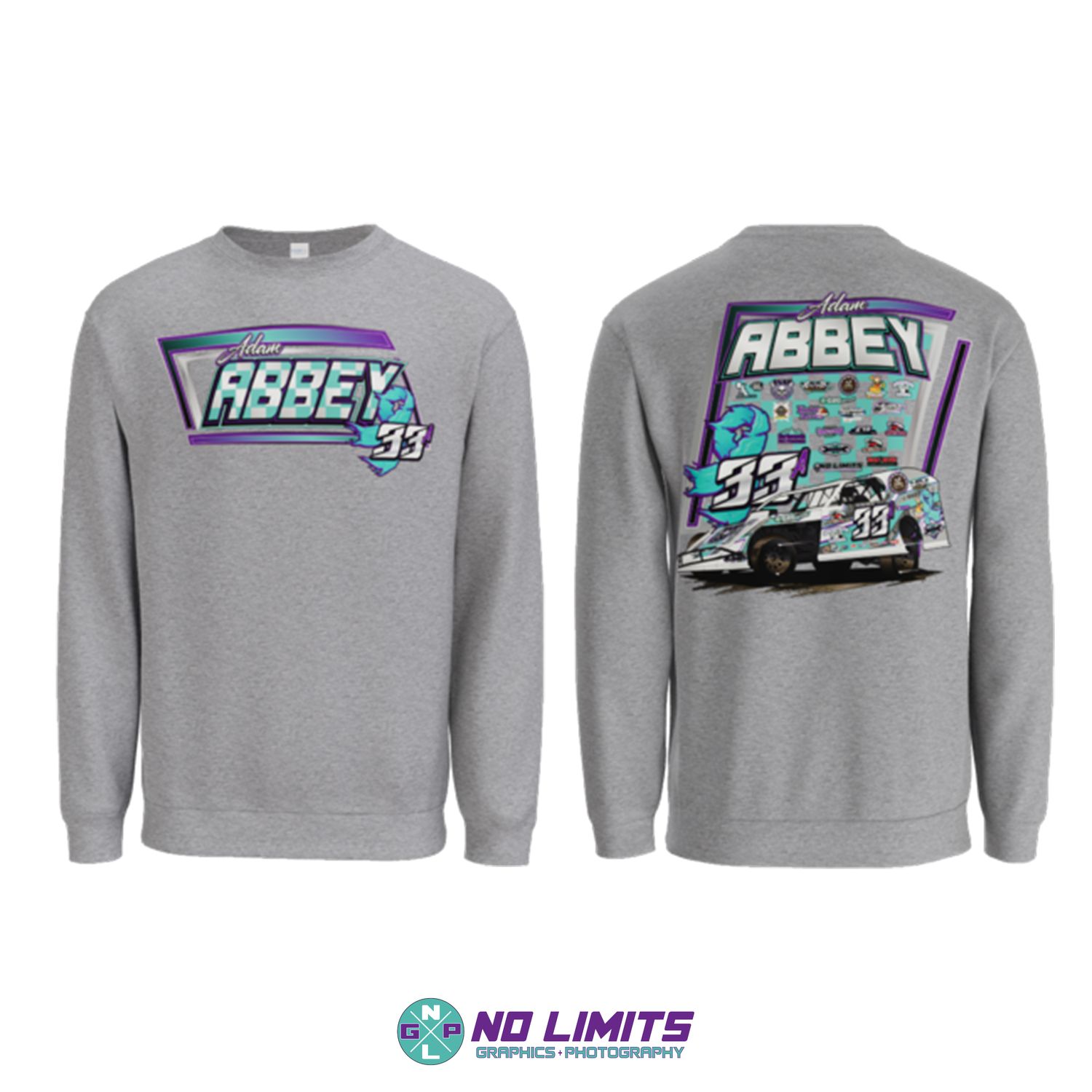 Adam Abbey Racing Crewneck