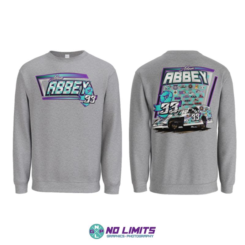 Adam Abbey Racing Crewneck